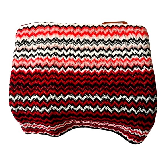 Missoni Multicolor Zig-Zag Fringed Long Wool Scarf - Picture 14 of 16